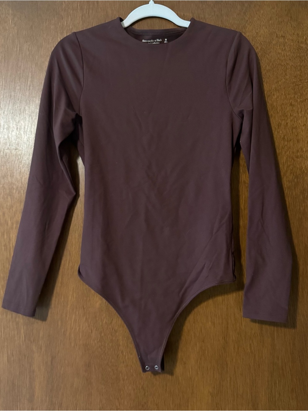2/$25 Abercrombie & Fitch Long-Sleeve Bodysuit in Brown